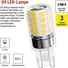 LED Lampe Classic JC / G9 / 4,2 W (40 W) / 470 lm / NeutralWeiß Produktbild-Vorschau
