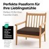 Sitzkissen Stuhlkissen Indoor & Outdoor 6er Set 45x45 cm - Produktbild-Vorschau 2