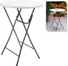 Table De Jardin Ronde. Pliable En Polyéthylène. Couleur: Voir les images du produit 4