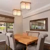 ZMH stropní lampa ložnice stropní světlo vintage 2 plameny Náhled obrázku produktu 3