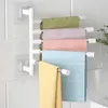 Handtuchhalter 5-armig – Weiß & Silber – schwenkbar um 180° Produktbild-Vorschau 6