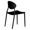 Homestyle4u Gartenstuhl WM schwarz 4er Set stapelbar Produktbild-Vorschau 13