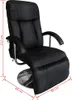 masážne kreslo vidaXL Black Imitation Leather Náhľad obrázku produktu 5