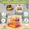 Küchenorganizer-Set Kühlschrank Organizer 10er Set, mit Produktbild-Vorschau 6