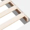 Rám postele bílý 75 x 190 cm kompozitní dřevo Náhled obrázku produktu 7