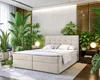 AX LIVING Lit 2 places Geceteni lit beige lit 140x200 avec Voir les images du produit 1