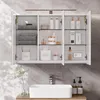 Kúpeľňová zrkadlová skrinka Vicco Lavio biely 90 x 60 cm s Náhľad obrázku produktu 6