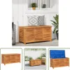 The Living Store Gartenbox mit Lüftungsschlitzen 113x50x56 Produktbild-Vorschau 1