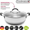 Coolinato Grossraumpfanne 28cm / 5,7l aus Edelstahl – Produktbild-Vorschau 3