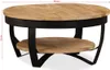 vidaXL Table basse en bois de manguier brut massif 65 x 32 Voir les images du produit 7