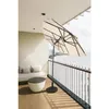 Balkon Sonnenschirm 300x150 cm UPF50 drei Kuppeln Produktbild-Vorschau 1