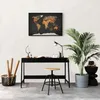 Italienischer Leinwand Leinwandbild - World Map: Secrets of Produktbild-Vorschau 6