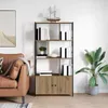 vidaXL Artisan dubová knihovna 80 x 30 x 155,5 cm materiál Náhled obrázku produktu 2