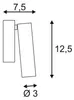 SLV KARPO Wand- en plafondlamp, LED, 3000K, wit, 7,5W Productafbeelding-voorbeeld 5