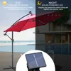 Sonnenschirm mit LED Beleuchtung Ampelschirm 300 cm Garten Produktbild-Vorschau 4