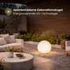 LED Solar Gartenkugel GLOBY - zum Aufhängen - H: 29cm, D: Produktbild-Vorschau 16
