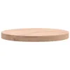 vidaXL Tischplatte Ø30x2,5 cm Rund Massivholz Buche Produktbild-Vorschau 5