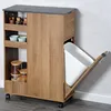 KESPER Servierwagen Nischenregal braun Holzdekor – Produktbild-Vorschau 3