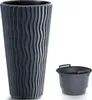 Kvetináč Prosperplast SANDY SLIM antracit 29,7 cm Náhľad obrázku produktu 4