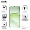 2x Protection ecrán pour Honor 600 Super mat Verre souple Voir les images du produit 7