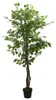 vidaXL Umelý strom Ficus 1008 listov 180 cm zelený Náhľad obrázku produktu 5