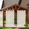 Outdoor Vorhang mit Ösen Wasserdicht Transparent Gardinen Produktbild-Vorschau 7