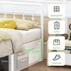 Metaalbedframe met Victoriaans hoofdeinde, 180 x 200 cm Productafbeelding-voorbeeld 3