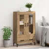 vidaXL Highboard Artisan-Eiche 69,5 x 31 x 115 cm Produktbild-Vorschau 4
