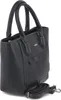 L.Credi Damen Handtasche OPHELIA Schwarz Kunstleder vegan- Produktbild-Vorschau 4