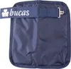 A close-up view of a navy blue Bucas extender with a white logo and text. Anteprima dell’immagine prodotto
