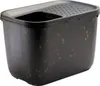 SAVIC Katzentoilette Hop In schwarz/gold Produktbild-Vorschau 1