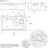 Dřez ML-Design z nerezové oceli, antracitový, s výsuvnou Náhled obrázku produktu 1