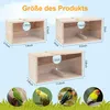 Vogelhäuser,Holz Vogelhaus, Vogelnest Brutkasten mit Produktbild-Vorschau 2