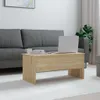 vidaXL Konferenční stolek Sonoma Dub 102x50,5x46,5 cm Náhled obrázku produktu 3