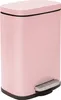 A pink pedal bin with a silver pedal is shown against a white background. Náhľad obrázku produktu
