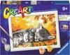 Ravensburger CreArt Autumn Kitties, Farben enthalten, Produktbild-Vorschau 1