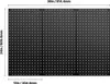 A set of three black pegboards with dimensions indicated. Produktbild-Vorschau
