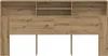 vidaXL Čelo postele s policami Artisan dub 200x19x103,5 cm Náhľad obrázku produktu 4