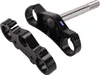 Gabelbrücken Set Typ 7 schwarz 200mm UP Side Down Alu Dirt Produktbild-Vorschau 3