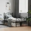 vidaXL Bedframe met hoofdeinde en voeteneinde, metaal, Productafbeelding-voorbeeld 2