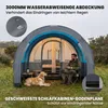 Outsunny Tunnelzelt Campingzelt für 3 Personen mit 2 Räumen Produktbild-Vorschau 6