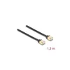 Delock RJ45 Aufrollkabel Cat.6A STP 1,5 m schwarz / gelb Produktbild-Vorschau 5