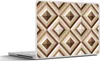 MuchoWow® Laptop Aufkleber Sticker Cover Retro - Stern - Produktbild-Vorschau 1