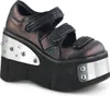 KERA-13 Damen Sandale von DemoniaCult, Schwarz-Zinn EU 39, Produktbild-Vorschau 1