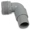 90° Winkeldruckschlauchtülle grau AG 11/2 Zoll x 38/32 mm Produktbild-Vorschau 3
