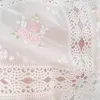 Tischdecke Lace Vinyl Häkelspitze Blumen Weiß Robust Produktbild-Vorschau 4