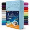 EllaTex Jersey Kinder Spannbettlaken 70x140 Baumwolle – Produktbild-Vorschau 1
