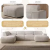 AX LIVING XXL Sofa U Form Didim Taupe 378cm breit modern & Produktbild-Vorschau 6