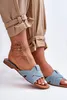 Damen Stoff Pantoletten Hellblau Aversa 37 Produktbild-Vorschau 6