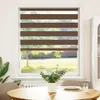 vidaXL Doppelrollo Braun 105x150 cm Stoffbreite 100,9 cm Produktbild-Vorschau 1